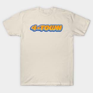 Four Town embroidery T-Shirt